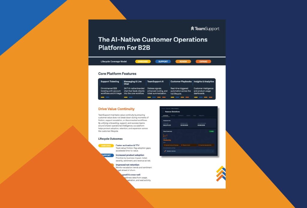 TeamSupport Brochure cover image